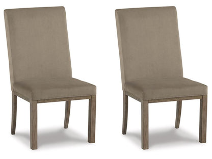 Signature Design by Ashley - Chrestner Dining Uph Side Chair (Set Of 2) in Gray/Brown - D983-01 veiw 2