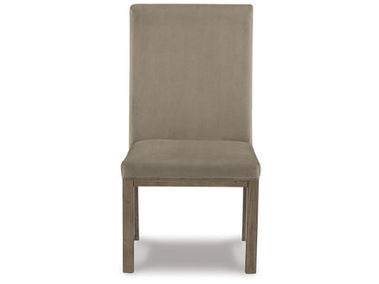 Signature Design by Ashley - Chrestner Dining Uph Side Chair (Set Of 2) in Gray/Brown - D983-01 veiw 3