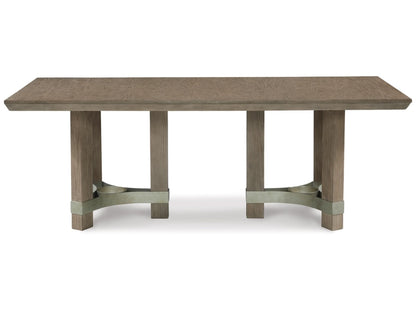 Signature Design by Ashley - Chrestner Rectangular Dining Room Table in Gray - D983-25 veiw 1