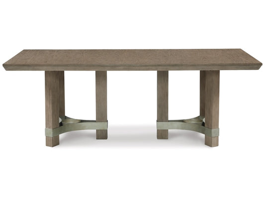 Signature Design by Ashley - Chrestner Rectangular Dining Room Table in Gray - D983-25 veiw 1
