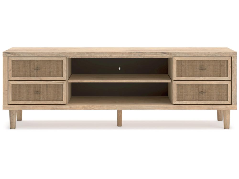 Signature Design by Ashley - Cielden Extra Large Tv Stand in Two-Tone - W1199-68 veiw 1