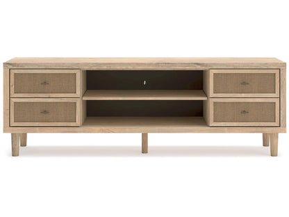 Signature Design by Ashley - Cielden Extra Large Tv Stand in Two-Tone - W1199-68 veiw 1