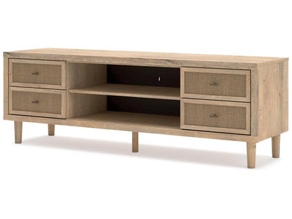 Signature Design by Ashley - Cielden Extra Large Tv Stand in Two-Tone - W1199-68 veiw 3