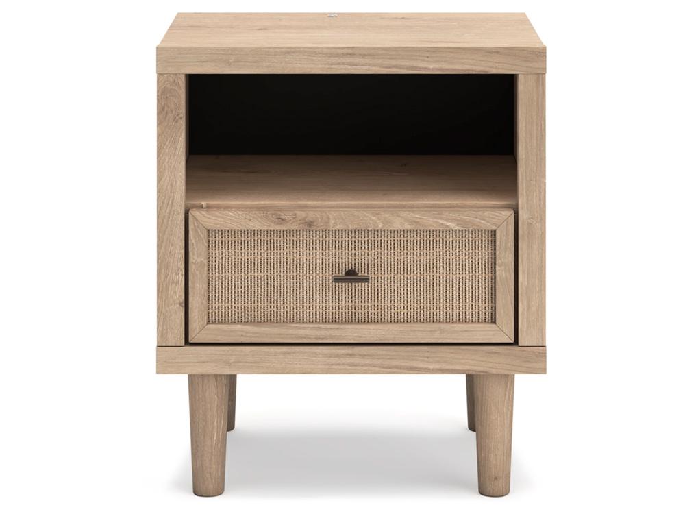 Signature Design by Ashley - Cielden One Drawer Night Stand in Tan - B1199-91 veiw 1