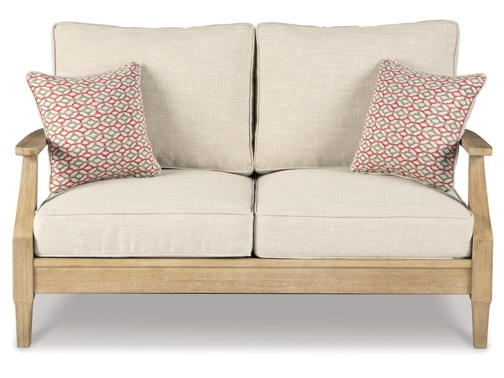 Signature Design by Ashley - Clare View Loveseat W/Cushion in Beige - P801-835 veiw 1