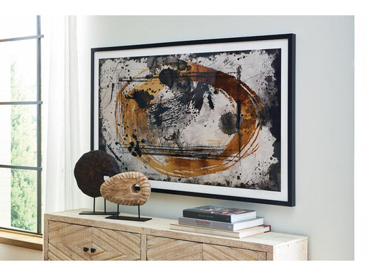 Signature Design by Ashley - Clefting Wall Art in Black/Caramel/Tan - A8000374 veiw 2