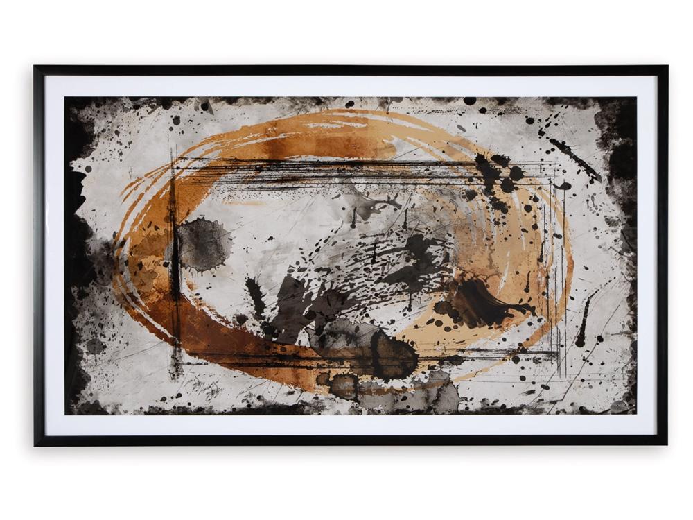 Signature Design by Ashley - Clefting Wall Art in Black/Caramel/Tan - A8000374 veiw 3