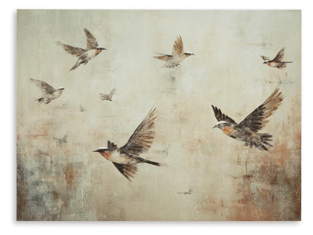Signature Design by Ashley - Collmund Wall Art in Gray/Brown - A8000413 veiw 1