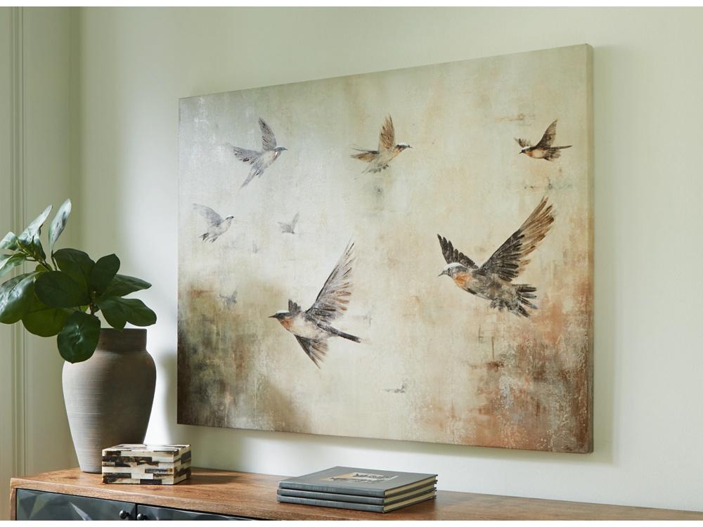 Signature Design by Ashley - Collmund Wall Art in Gray/Brown - A8000413 veiw 2