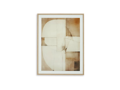 Signature Design by Ashley - Corlain Wall Art in Brown/Tan/White - A8000407 veiw 1