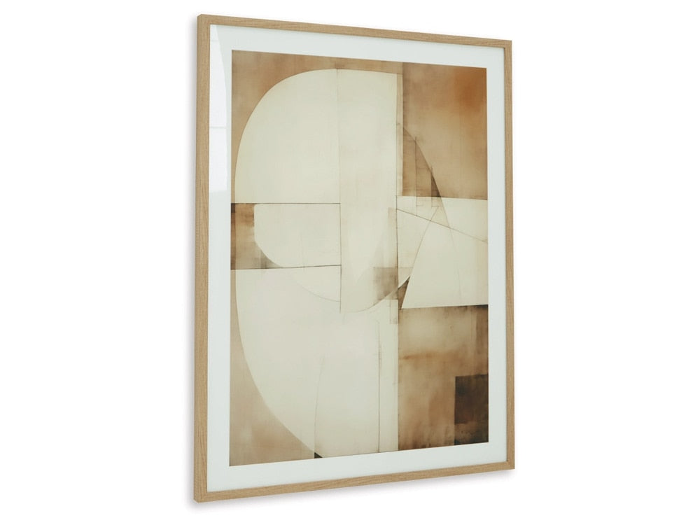 Signature Design by Ashley - Corlain Wall Art in Brown/Tan/White - A8000407 veiw 3
