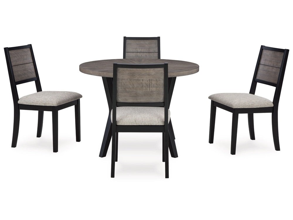 Signature Design by Ashley - Corloda Round Drm Table (Set of 5) in Black/Gray - D426-225 veiw 1
