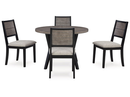 Signature Design by Ashley - Corloda Round Drm Table (Set of 5) in Black/Gray - D426-225 veiw 1