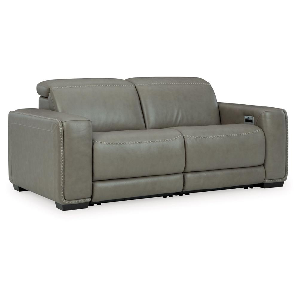 Signature Design by Ashley - Correze 2-Piece Power Reclining Sectional in Gray veiw 1