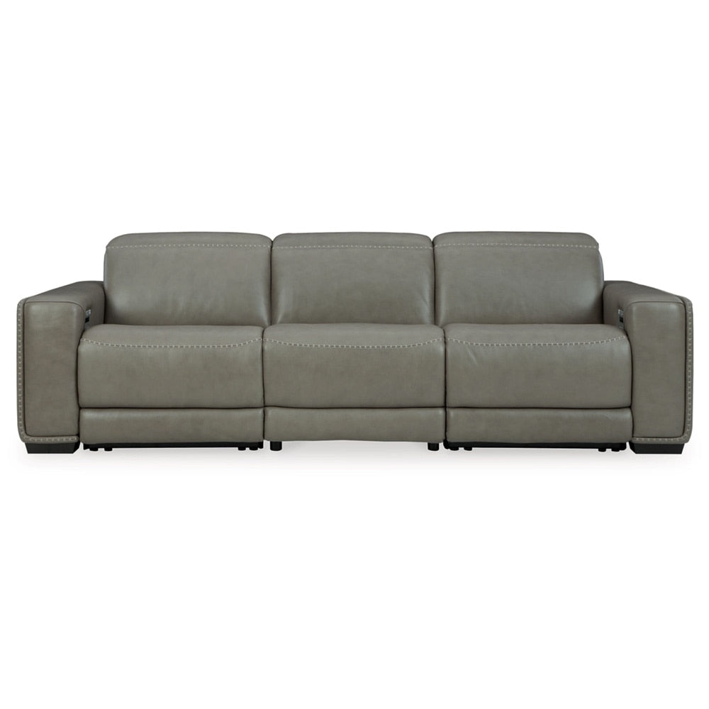 Signature Design by Ashley - Correze 3-Piece Power Reclining Sectional Sofa in Gray veiw 1