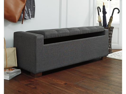 Signature Design by Ashley - Cortwell Storage Bench in Gray - A3000224 veiw 1