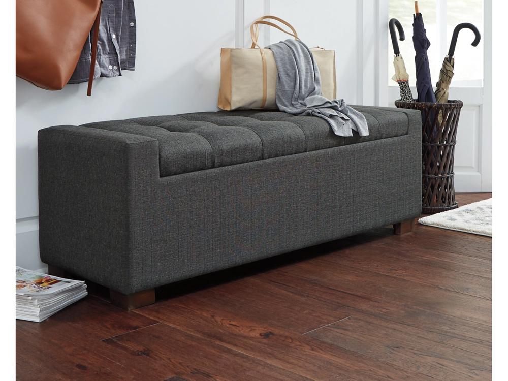 Signature Design by Ashley - Cortwell Storage Bench in Gray - A3000224 veiw 2
