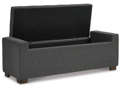 Signature Design by Ashley - Cortwell Storage Bench in Gray - A3000224 veiw 3