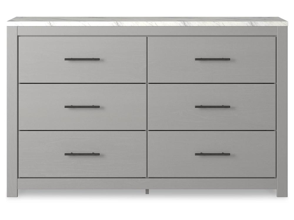 Signature Design by Ashley - Cottonburg Dresser in Light Gray/White - B1192-31 veiw 1