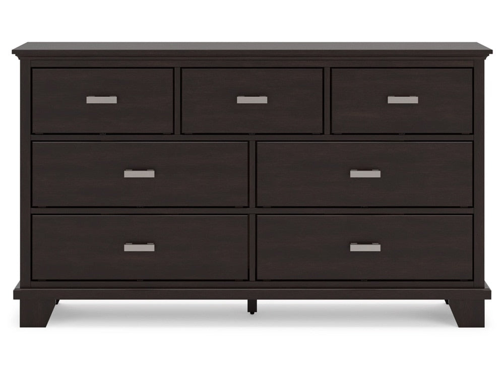 Signature Design by Ashley - Covetown Dresser in Dark Brown - B441-31 veiw 1