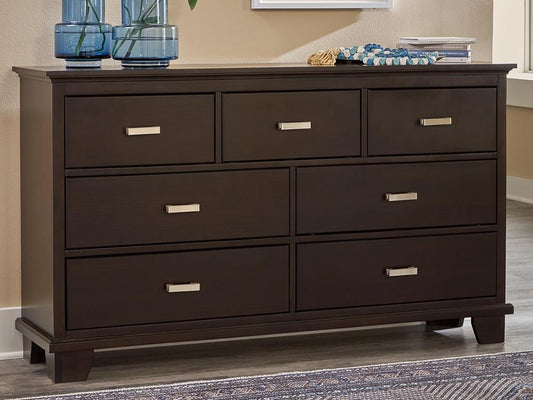 Signature Design by Ashley - Covetown Dresser in Dark Brown - B441-31 veiw 2