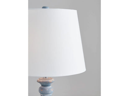 Signature Design by Ashley - Cylerick Terracotta Table Lamp in Antique Blue - L235714 veiw 3