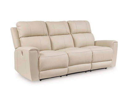 Signature Design by Ashley - Dahlmoore Reclining Power Sofa in Almond - U1320087 veiw 1