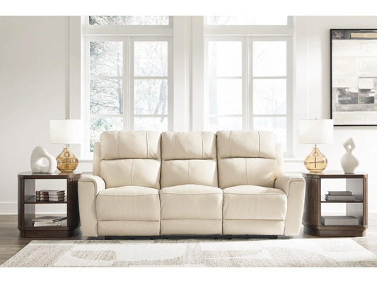 Signature Design by Ashley - Dahlmoore Reclining Power Sofa in Almond - U1320087 veiw 2