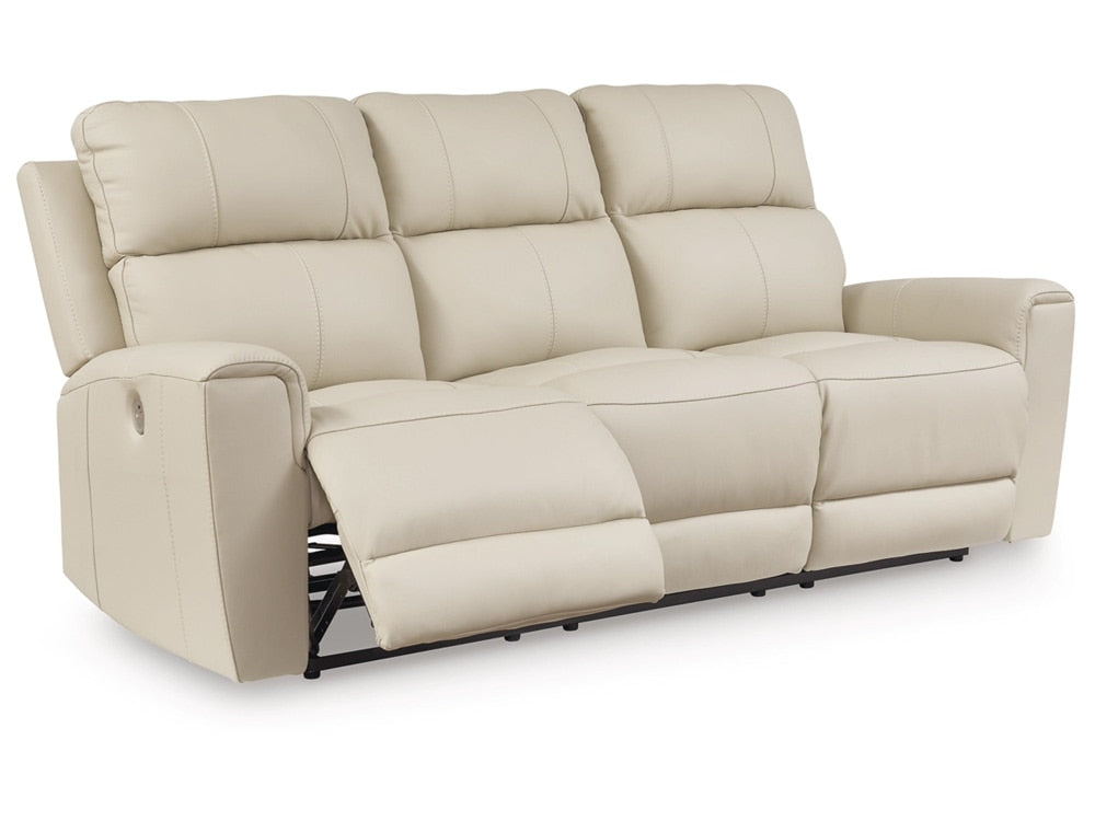 Signature Design by Ashley - Dahlmoore Reclining Power Sofa in Almond - U1320087 veiw 3