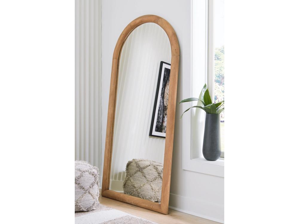 Signature Design by Ashley - Dairville Floor Mirror in Brown - A8010323 veiw 2