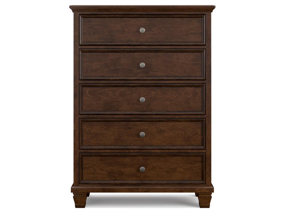Signature Design by Ashley - Danabrin Five Drawer Chest in Brown - B685-46 veiw 1