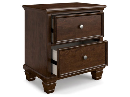 Signature Design by Ashley - Danabrin Two Drawer Night Stand in Brown - B685-92 veiw 3