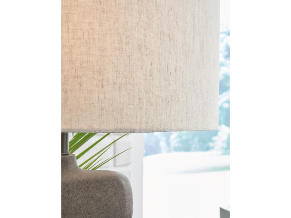 Signature Design by Ashley - Danacy Paper Table Lamp in Distressed Black - L235754 veiw 3
