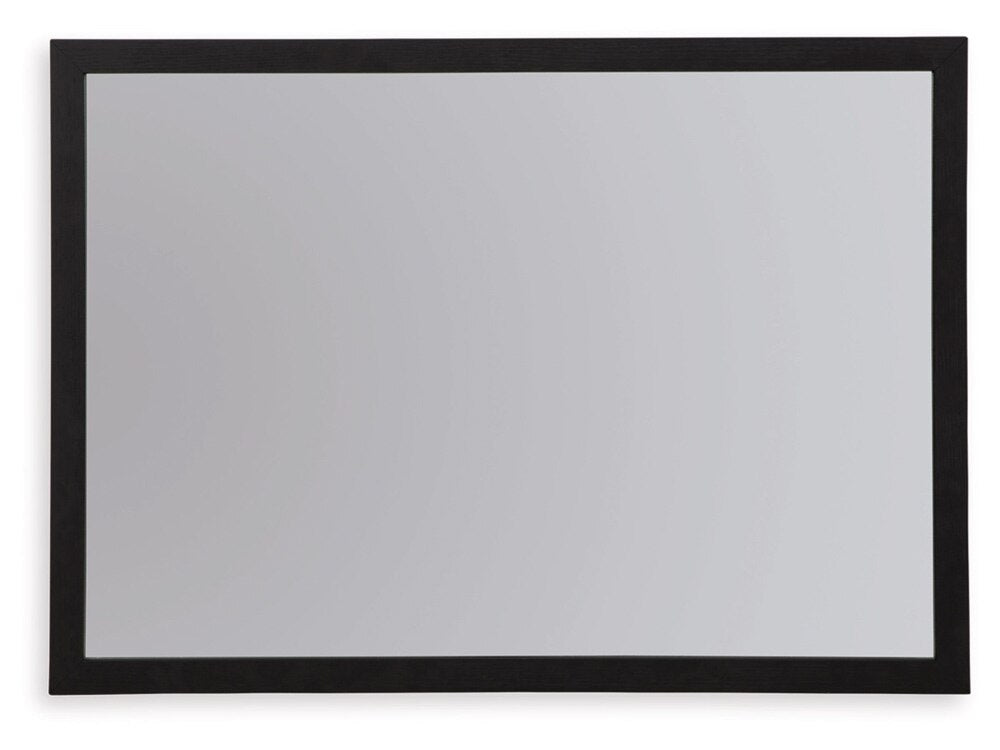 Signature Design by Ashley - Danziar Bedroom Mirror in Black - B1013-36 veiw 2