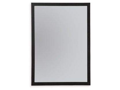 Signature Design by Ashley - Danziar Bedroom Mirror in Black - B1013-36 veiw 3