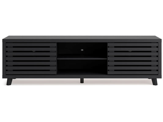 Signature Design by Ashley - Danziar Extra Large Tv Stand in Black - W1013-68 veiw 1