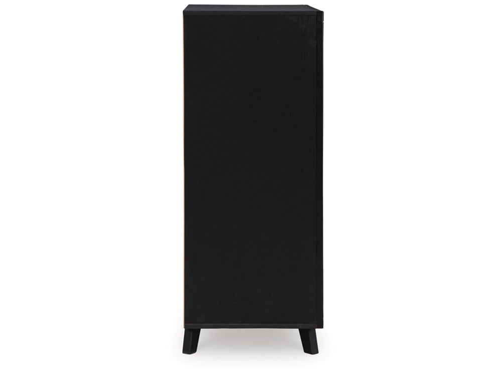 Signature Design by Ashley - Danziar Five Drawer Chest in Black - B1013-345 veiw 4