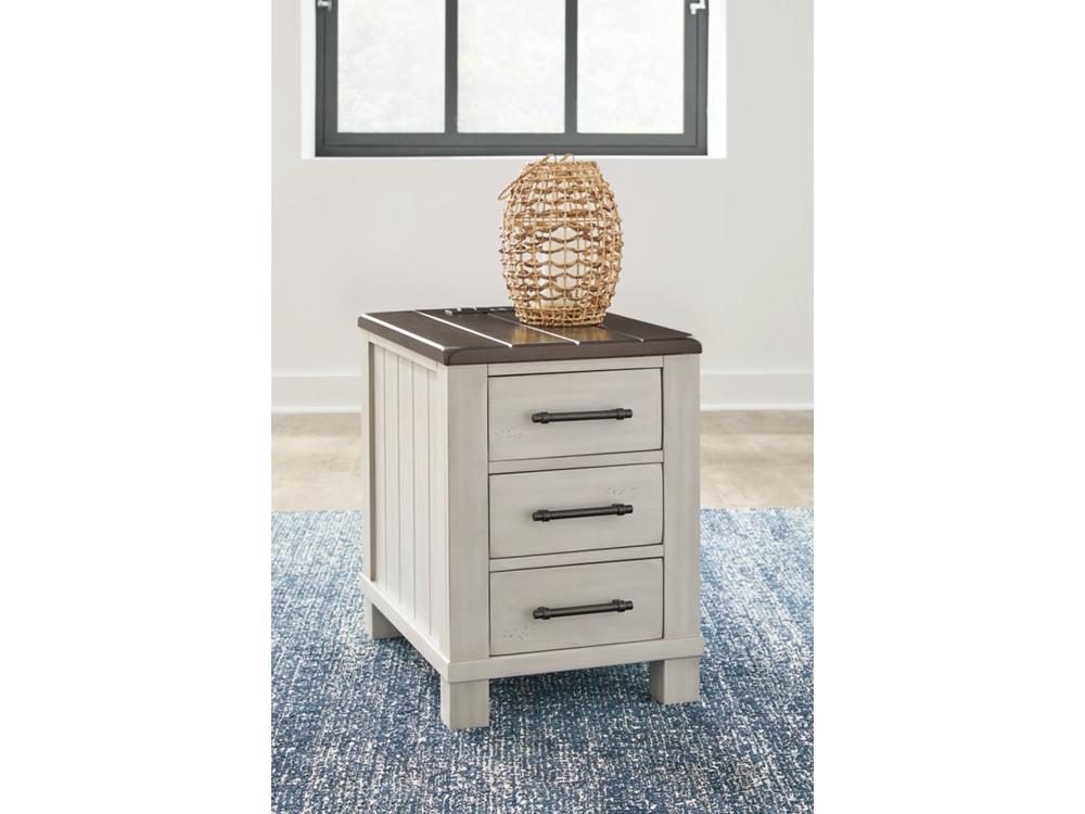 Signature Design by Ashley - Darborn Chair Side End Table in Gray/Brown - T796-7 veiw 2