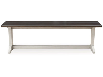 Signature Design by Ashley - Darborn Large Dining Room Bench in Gray/Brown - D796-00 veiw 1