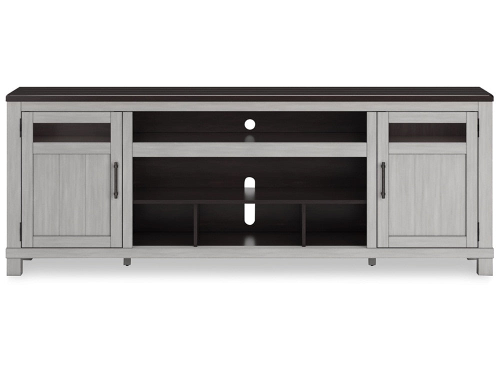 Signature Design by Ashley - Darborn Xl Tv Stand W/Fireplace Option in Gray/Brown - W796-68 veiw 1