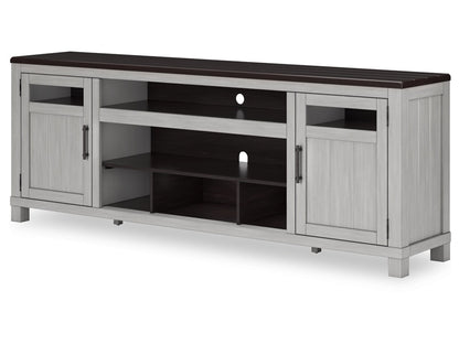 Signature Design by Ashley - Darborn Xl Tv Stand W/Fireplace Option in Gray/Brown - W796-68 veiw 3