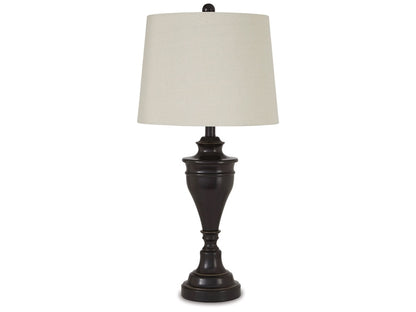 Signature Design by Ashley - Darlita Metal Table Lamp in Bronze Finish - L204024 veiw 1