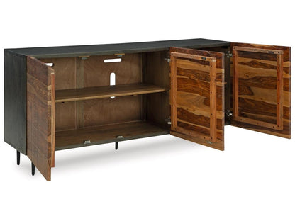 Signature Design by Ashley - Darrey Accent Cabinet in Natural/Brown - A4000580 veiw 3