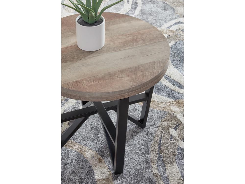 Signature Design by Ashley - Deanlee Occasional Table (Set of 3) in Grayish Brown/Black - T235-13 veiw 4