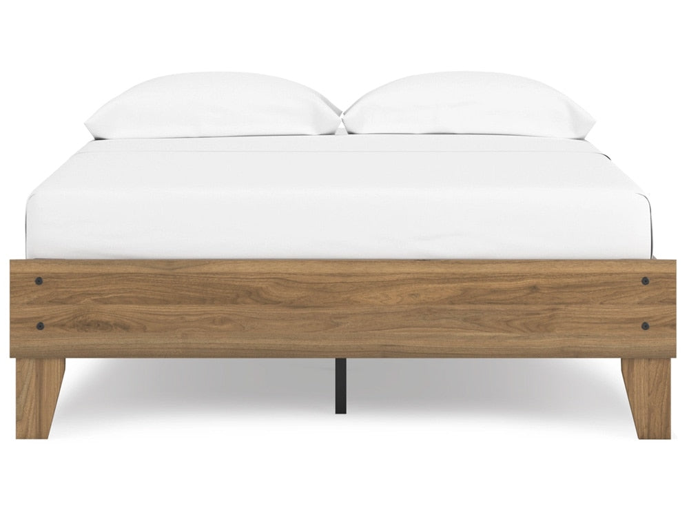 Signature Design by Ashley - Deanlow Full Platform Bed in Honey - EB1866-112 veiw 1
