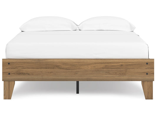 Signature Design by Ashley - Deanlow Full Platform Bed in Honey - EB1866-112 veiw 1