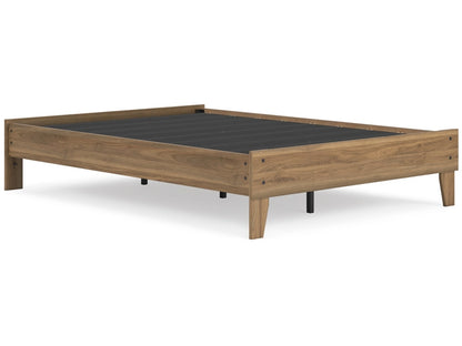 Signature Design by Ashley - Deanlow Full Platform Bed in Honey - EB1866-112 veiw 3