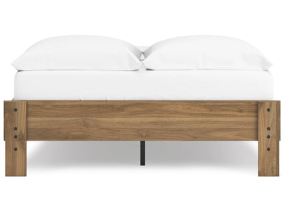 Signature Design by Ashley - Deanlow Full Platform Bed in Honey - EB1866-112 veiw 4