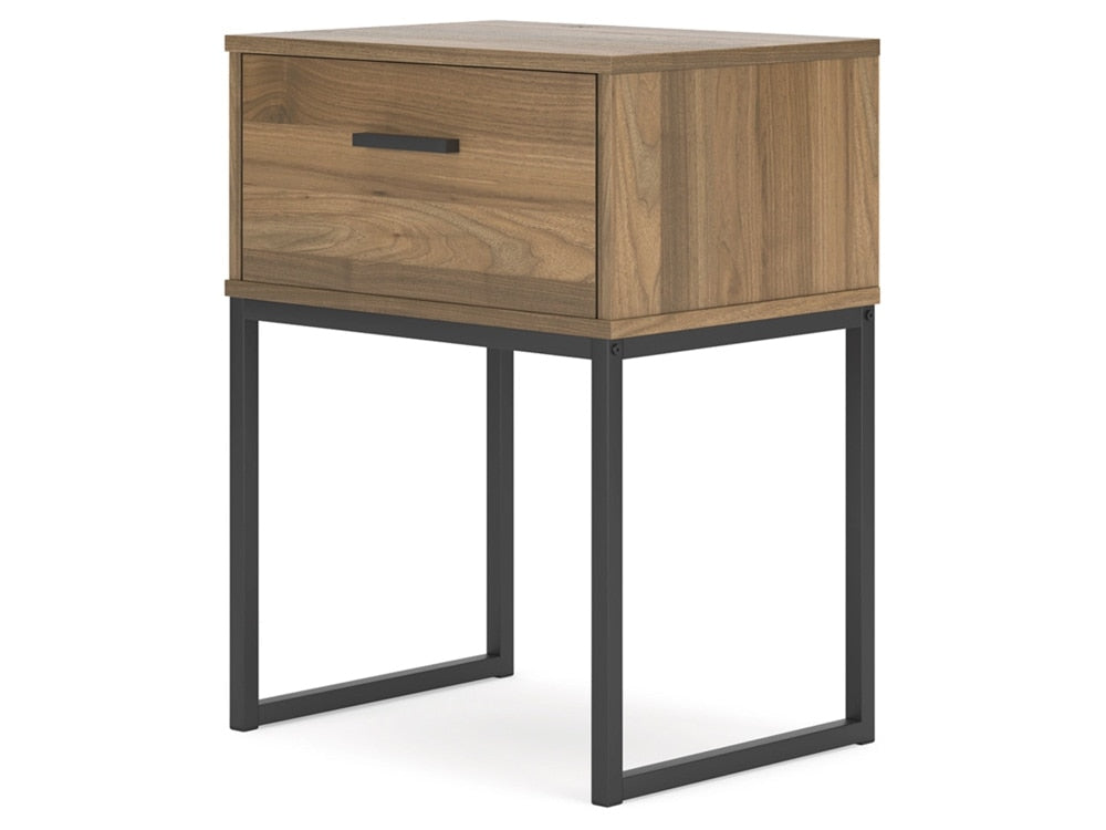 Signature Design by Ashley - Deanlow One Drawer Night Stand in Honey - EB1866-291 veiw 3