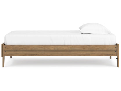 Signature Design by Ashley - Deanlow Twin Platform Bed in Honey - EB1866-111 veiw 4